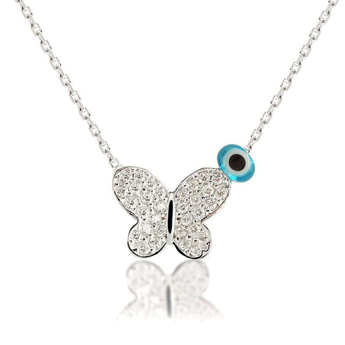 Collier Papillon  en Argent