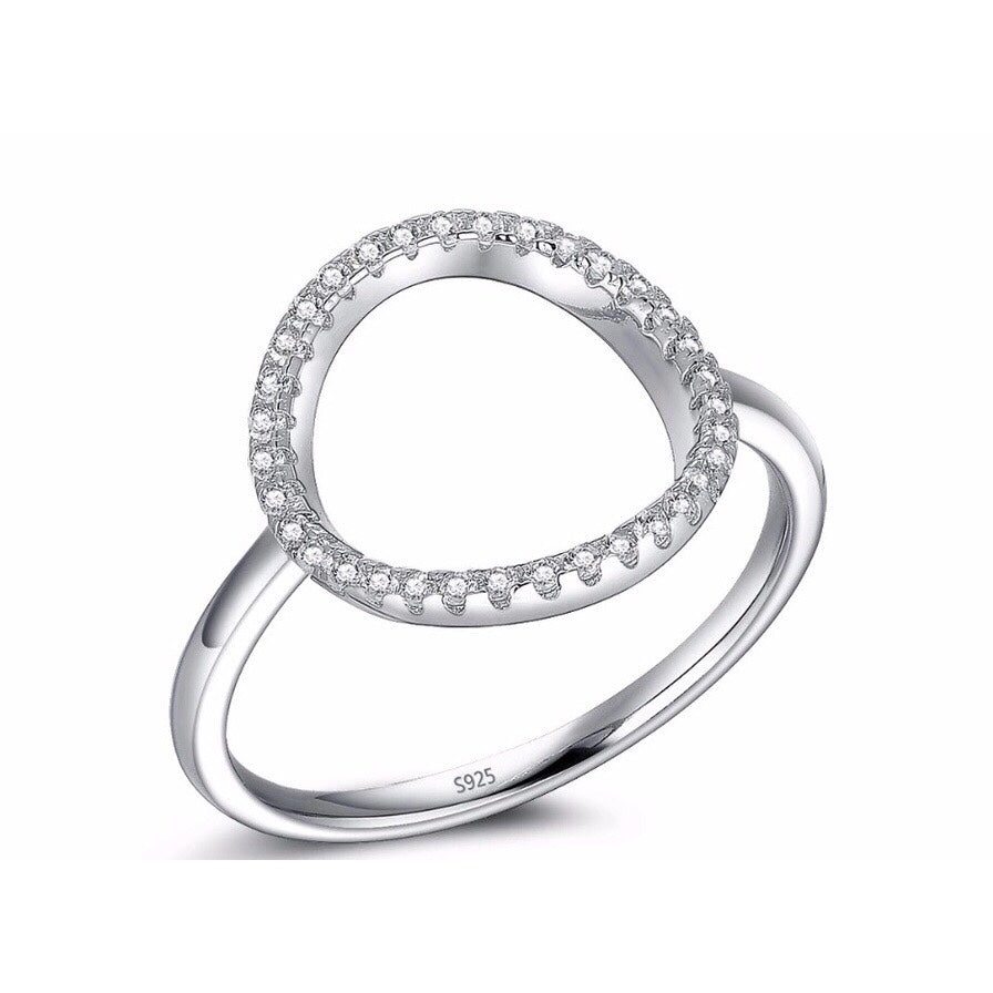 Bague cercle en argent